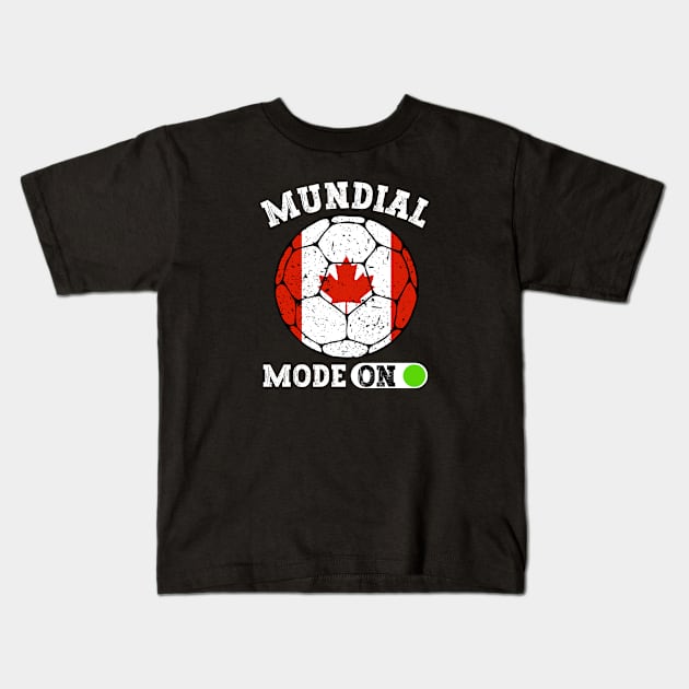 Canada World Cup Kids T-Shirt by footballomatic